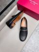 Ferragamo Man Black Calfskin Business Leather Shoes 0428107 (3)_th.jpg